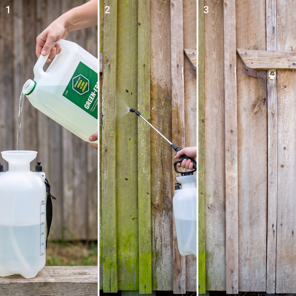 GREEN-FREE® 5L - līdzeklis sūnu, aļģu un ķērpju noņemšanai